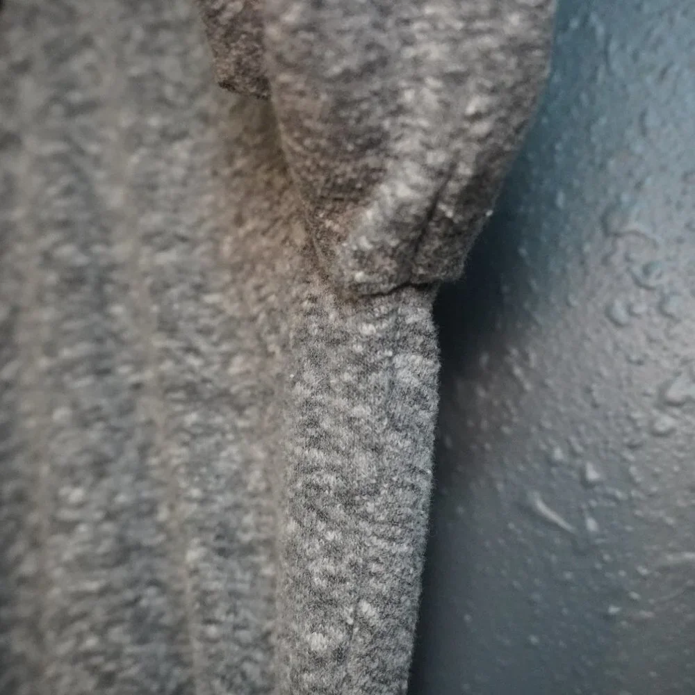 Madewell Women Heather Grey Wrap Thong V Neck Long Sleeve Bodysuit Size Medium - Picture 6 of 9